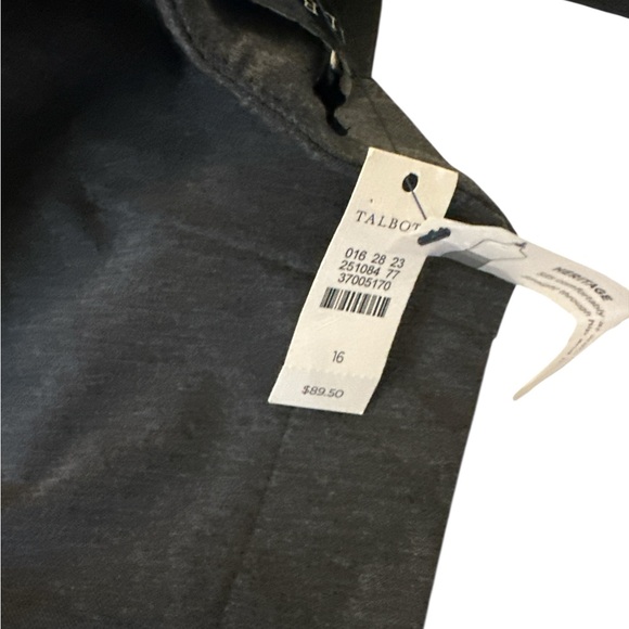 ✨ Talbots Heritage Side-Zip Pants | Size 16 | Charcoal | NWT - Picture 9 of 10
